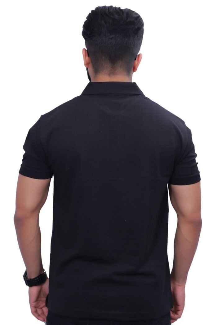 Classic Black Polo T-Shirts for Men: Timeless Elegance and Versatility - Image 3