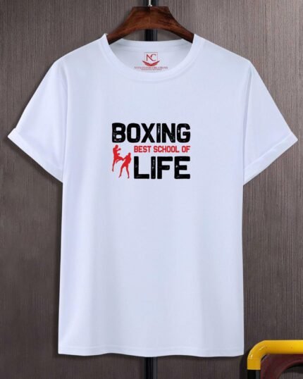 Boxing The Best School of Life White Tee