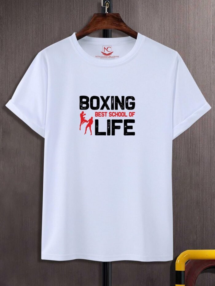 Boxing The Best School of Life White Tee