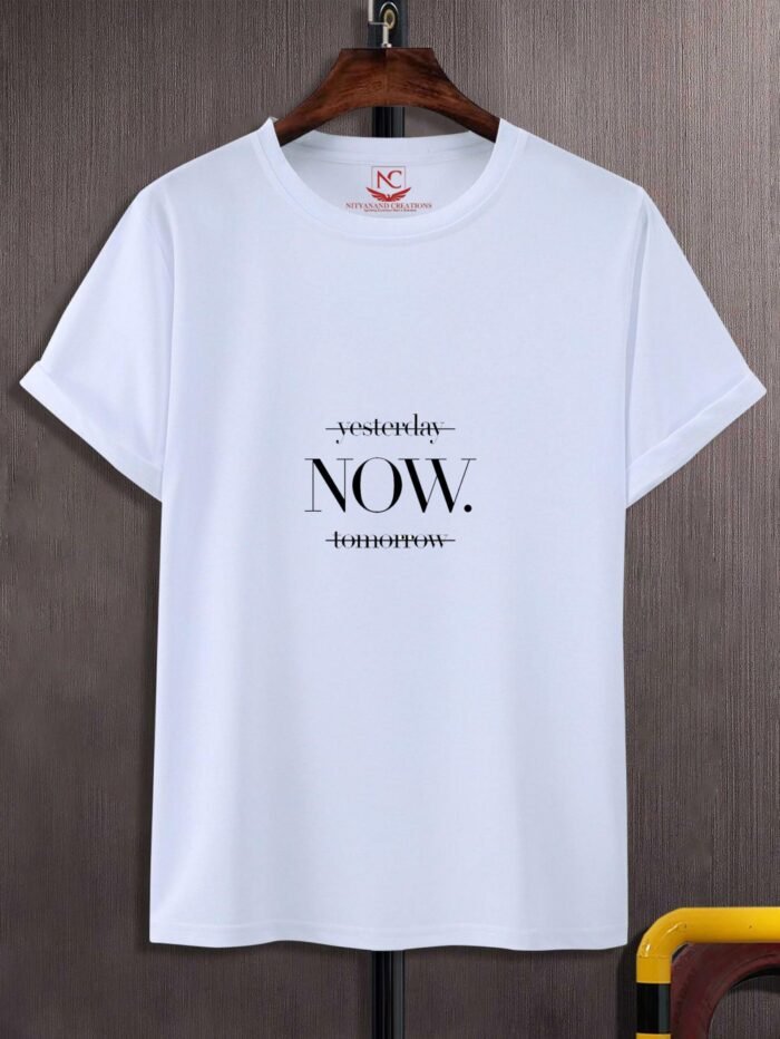 Yesterday Now Tomorrow for your graphic printed t-shirt