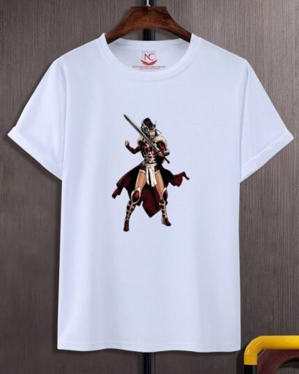 Sif Marvel Comic Round Neck Graphic Printed  White T Shirt
