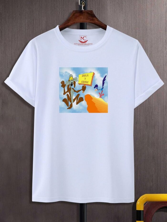 Blank Canvas: White Graphic Round Neck Tee