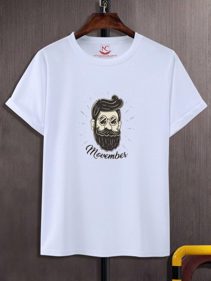 No shave November mustache t-shirt
