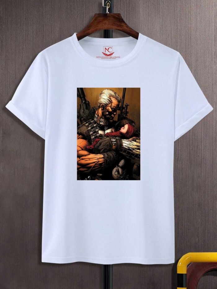 Uncanny X-Man Graphic Printed White T-Shirt