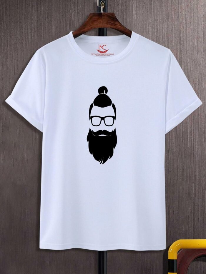 Premium Printed White t-shirt for men