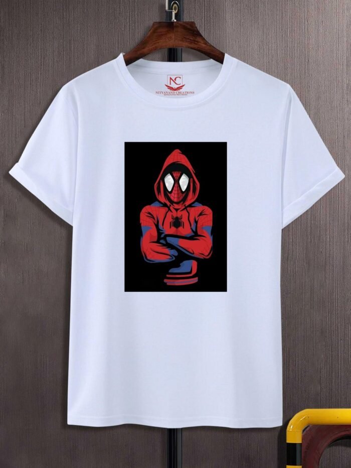 Spider Venom Graphic Printed White T-Shirt Embrace the Lethal Charm