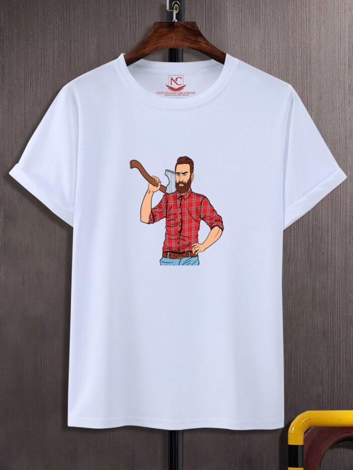 Urban Woodsman: Pop Art Lumberjack Tee