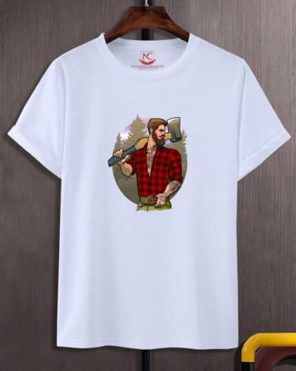 Calling All Lumber Jades: Retro Lumberjack Tee
