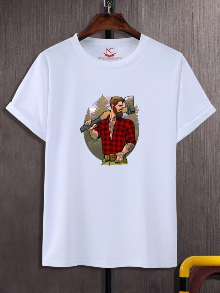 Calling All Lumber Jades: Retro Lumberjack Tee