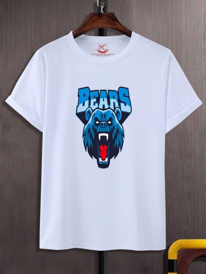 Claws Out: Angry Bear Football Logo Tee