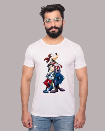 How about Goofy Vibes Only Graphic White Tee-1200006