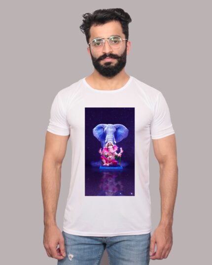 How about Divine Vibes Ganesha Graphic White Tee-1200007