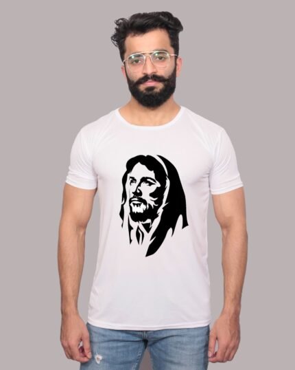 Faithful Journey Graphic White Tee-1200023