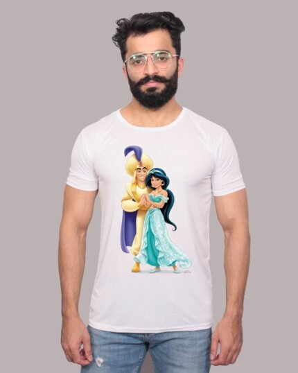 Magic Carpet Dreams Jasmine & Aladdin Graphic Tee-1200026