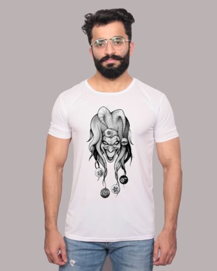 How about Unleash the Joker Graphic White Tee-1200029