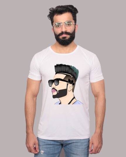 Jassie Gill Graphic Printed White T-Shirt-1200031