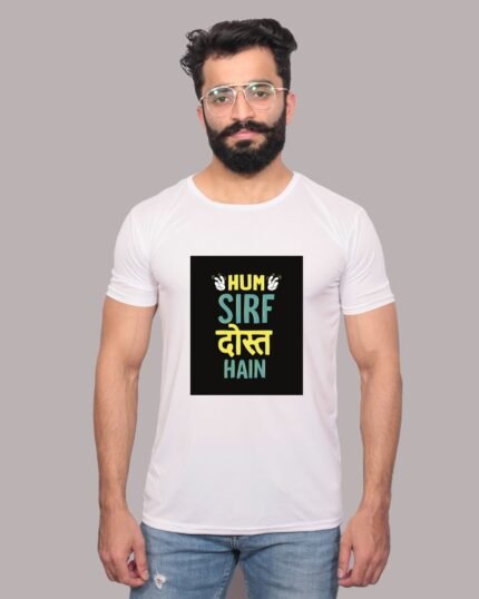 Hum Sirf Dost Hai Friendship Graphic Tee-1200055