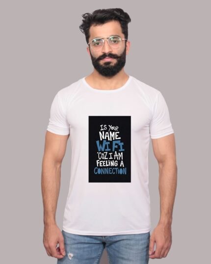 WiFi Graphic Printed Tee-1200058