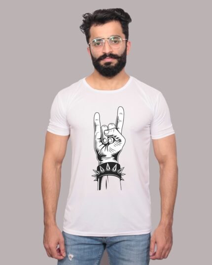 Express Yourself Hand Gesture Graphic Tee-1200070