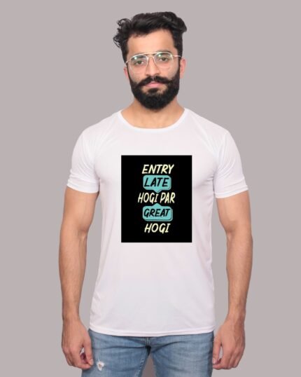 Entry Late Hogi Par Great Hogi Graphic Tee-1200071
