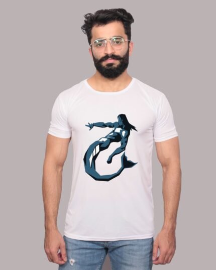 Boddy Vibes Graphic Printed White Tee-1200092