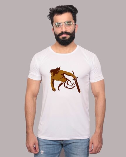 Kalki Spirit Graphic Printed White Tee-1200123