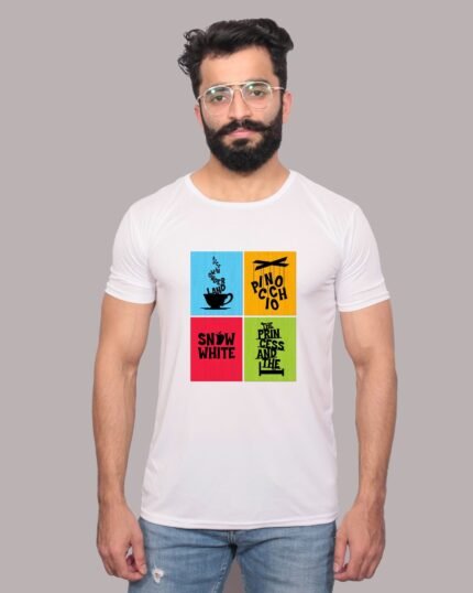 Show White Graphic Tee-1200125