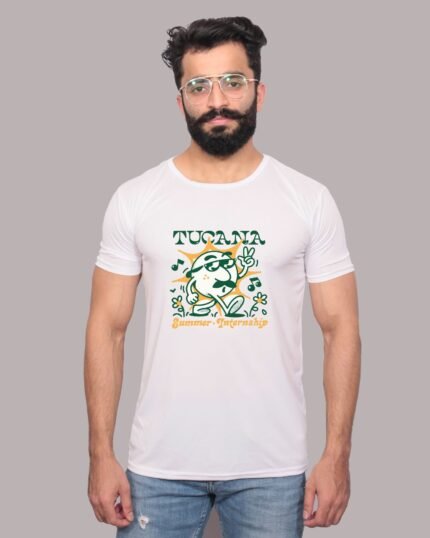 Tuchana Graphic Printed White T-Shirt-1200139