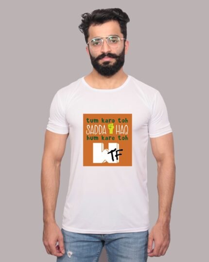 Sadda Haq – Graphic Printed White T-Shirt-1200142