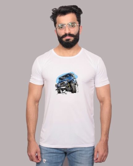 Toyota FJ Cruiser – Graphic Printed White T-Shirt-1200150