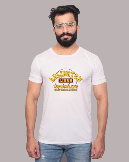 Arlington – Graphic Printed White T-Shirt-1200156