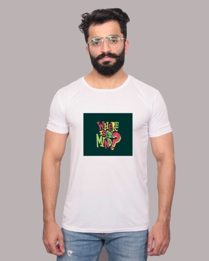 Where Is My Mind – Graphic Printed White T-Shirt-1200174