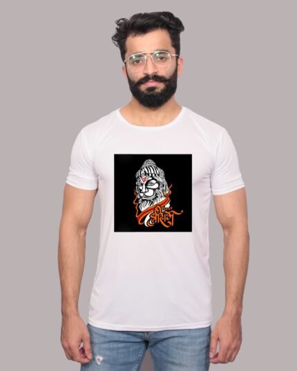 Hanuman Graphic Printed White T-Shirt-1200178