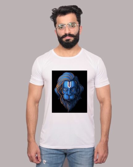 Hanuman – Graphic Printed White T-Shirt-1200184