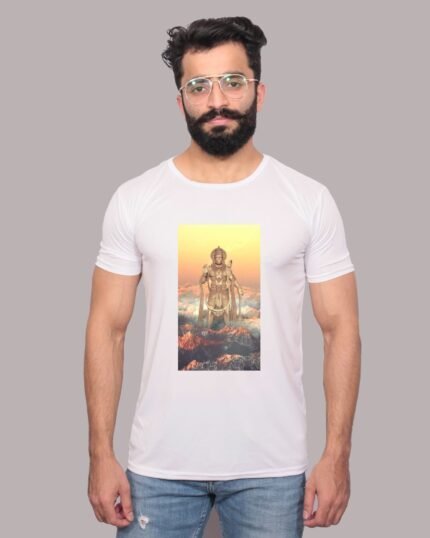 Hanuman Graphic Printed White T-Shirt-1200195