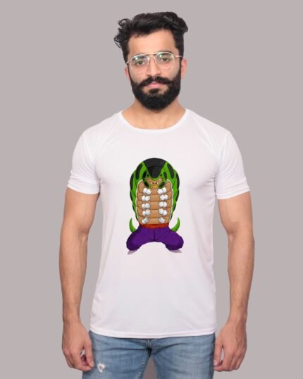 Dragon Ball Z Graphic Printed White T-Shirt-1200203