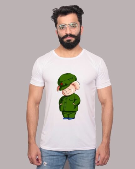 Oolong Graphic Printed White T-Shirt-1200209