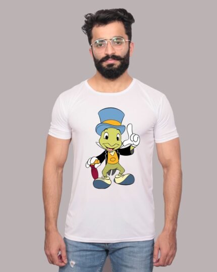 Jiminy Cricket Graphic White Tee-1200391