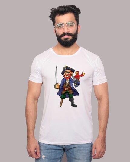 Captain Blimey Graphic White Tee-1200397