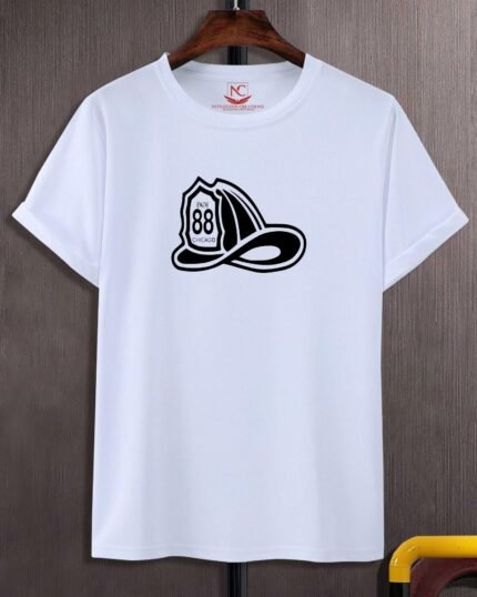 Salute the Heroes: Fireman Helmet Tribute Tee