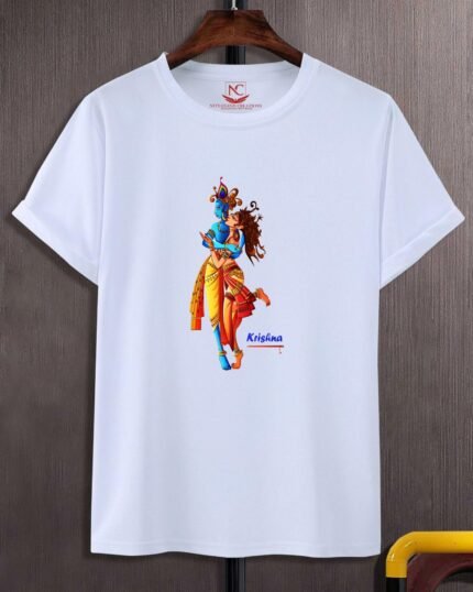 Lord Krishna Printed T-Shirt