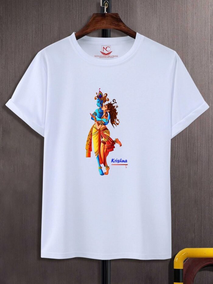 Lord Krishna Printed T-Shirt