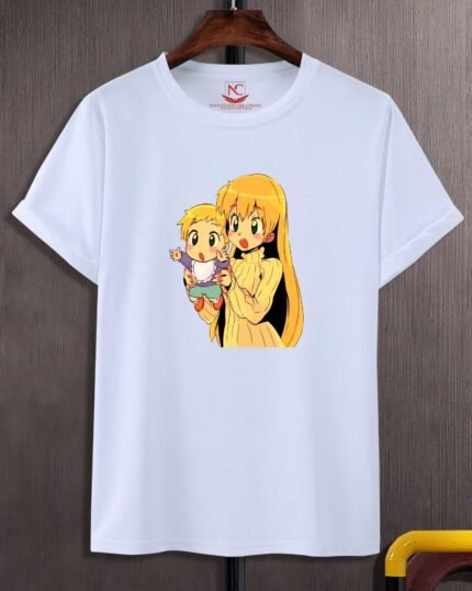 Round Neck UFO Baby Printed
  White T Shirt