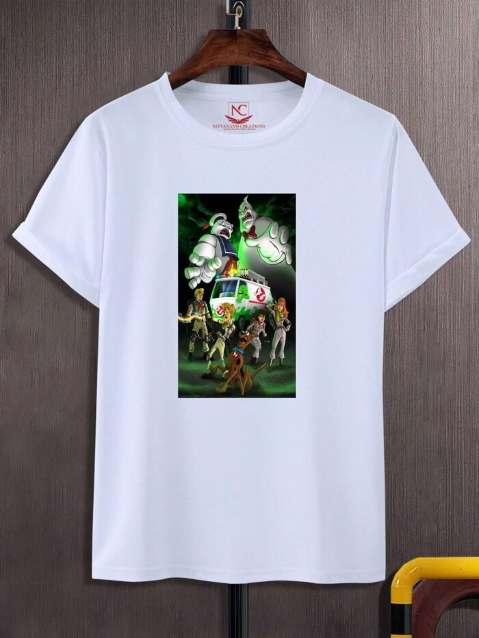 round neck The Real Ghostbusters printed t-shirt