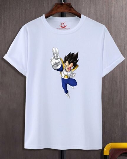 Dragon Ball Graphic Printed White T-Shirt-1510