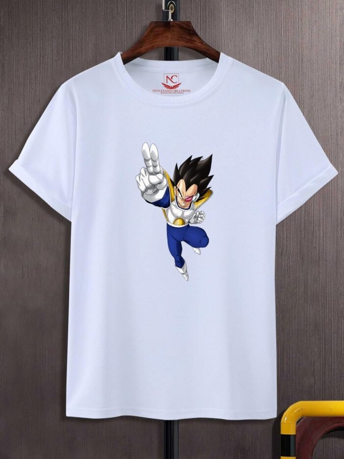 Dragon Ball Graphic Printed White T-Shirt-1510