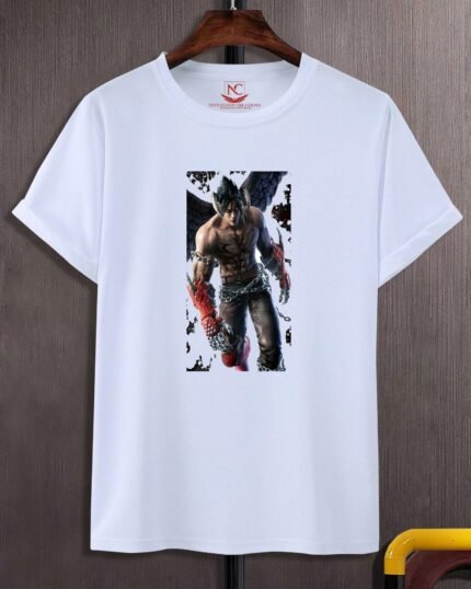 Tekken Graphic Printed White T-Shirt-1531
