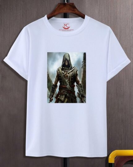Assassin's Creed Printed Polyester Round Neck T-Shirt