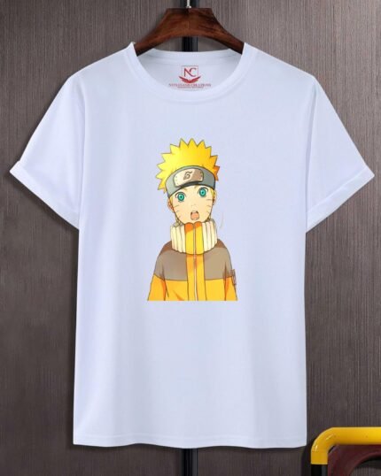 Ninja Spirit Shippuden Graphic Tee in White-1582