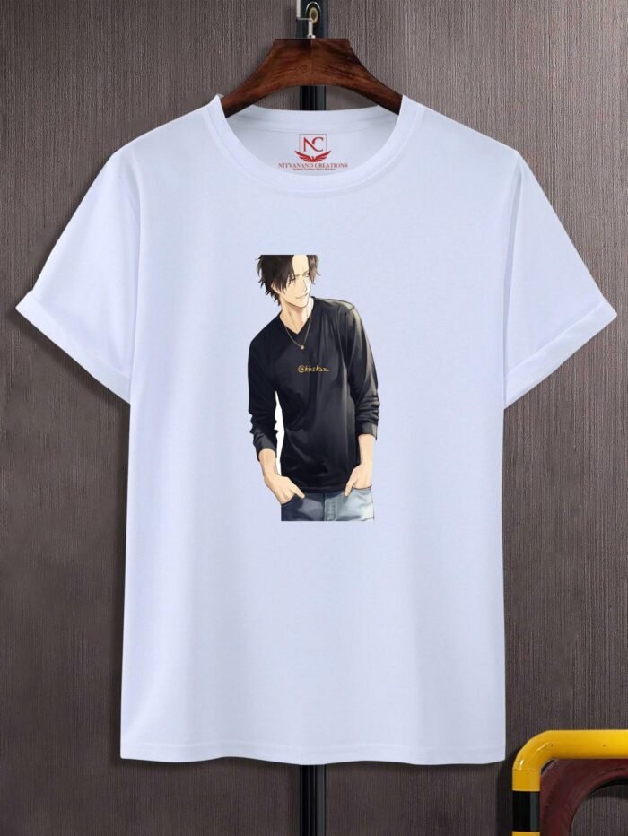 Portgas D. Ace Graphic White T-Shirt-1584 - Image 2